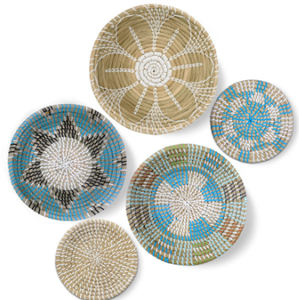 Sets Straw Handwoven Plates Seagrass <b>Wall</b> <b>Hangings</b> <b>Baskets</b> Decor Accessories Item Wicker Handmade Handicrafts <b>Wall</b> Decor Product - Product Image 3