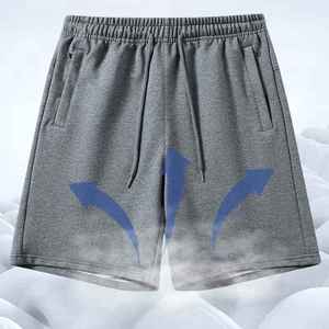 Pantalones cortos de malla personalizados de alta calidad para hombre, patrón sólido único no tejido, entrenamiento atlético, gimnasio, Joggers bordados - Product Image 5