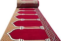 Tapis de mosquée en polypropylène Janamaz de vente chaude tapis de prière musulmans tissés pour un usage domestique directement de l'usine Avior de l'Inde
