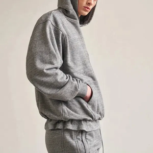 OEM Personalizar Color Block Vintage Wash Hoodie Casual 400 Gsm French Terry Athletic Sudadera con capucha y pantalones cortos Set - Product Image 4