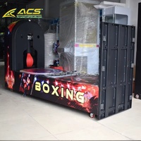Nouvelle machine de jeu d'arcade de boxe ACS, simulateur de force de frappe à monnayeur, pour centres commerciaux et lieux de divertissement, version anglaise