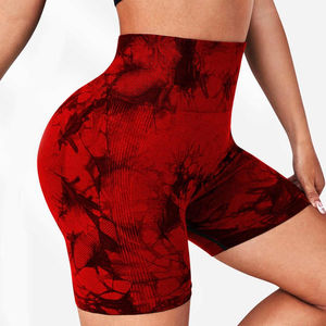 Mujeres Anti-stripping HighWaist Retracción Pantalones cortos para correr GYM Fitness Yoga Shorts Custom sport gym fitness Workout Pantalones cortos sin costuras - Product Image 5