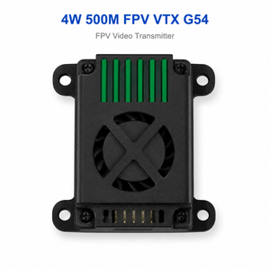 4W 500MHz FPV VTX G54 เครื่องส่งสัญญาณวิดีโอ 8CH ระยะไกล 460 600MHz MMCX สำหรับโดรน FPV - Product Image 1