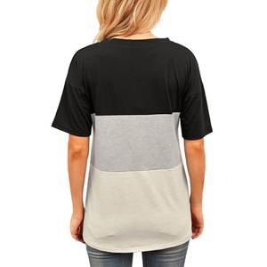 Venta al por mayor de camisetas de las mujeres camisetas casuales para las mujeres de verano de uso de las mujeres camisetas para la venta en línea logotipo personalizado servicio OEM - Product Image 6