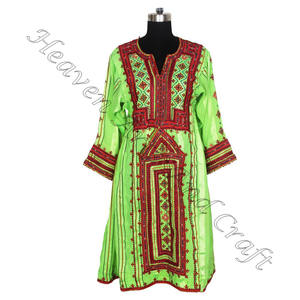 BDR047 Real Vintage Kuchi hecho a mano Balochi bohemio único vestido Vintage hecho a mano bohemio Banjara Baluchi Real Vintage vestido - Product Image 5