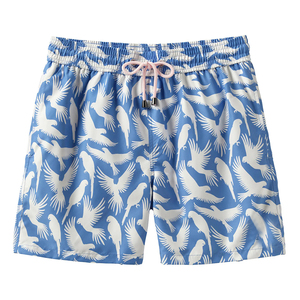 กางเกงว่ายน้ำขาสั้นแบบลำลองสำหรับฤดูร้อนกางเกงว่ายน้ำชายหาดกางเกงขาสั้นเอวสูงยาวถึงเข่าสำหรับผู้ชายกางเกงขาสั้นสำหรับฤดูร้อน - Product Image 1