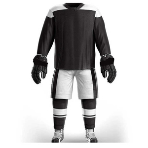 Uniforme de Hockey sobre Hielo de Fabricación Profesional, 100% Poliéster, Antibacteriano, Transpirable, Personalizable, Conjuntos OEM - Product Image 3
