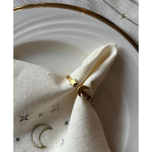 Servilletero decorativo para mesa de comedor islámica, servilleteros de Bismillah, servilletero de Metal de calidad de lujo para accesorio de decoración Eid - Product Image 2