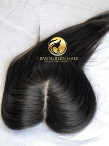 Vente chaude 12 pouces 7x10 droite Topper brut indien Temple Remy vierge donneur unique frontale directe Extensions de cheveux humains - Product Image 5