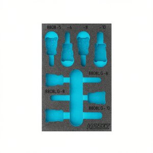 Hazet 2-Component Soft Foam Insert for 163-460/7 <b>Tool</b> <b>Boxes</b> - Product Image 2