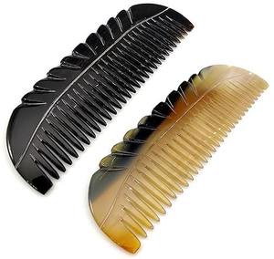 หวีผมควายฮอร์นทำมือทำจากธรรมชาติหวีสางวัวแฟชั่นพร้อมโลโก้ออกแบบได้ตามต้องการ - Product Image 6