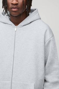 Sudadera de Invierno Informal de Algodón y Poliéster con Logotipo Personalizado, Sudadera de Forro Polar, Lisa, Teñida, de Color Sólido, Sudadera con Capucha para Hombre - Product Image 2