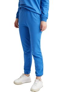 ชุดกีฬา2ชิ้นแบบสวมหัวผ้าฟลีซนุ่มสบายสีล้วนสำหรับฤดูหนาว - Product Image 4