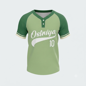 Top Design Custom Made Breathable V-neck Quick Dry <b>Baseball</b> Jersey Short Sleeve Front Logo Low MOQ 2026 New Arrival Polyester - Product Image 1