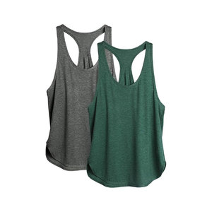 Latest Arrival Custom Women's Knitted Tank <b>Top</b> Breathable Quick Dry Gym Fitness Wear OEM Service Custom Colors/Sizes Front - Product Image 4