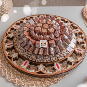 Bols à chocolat jetables à 3 niveaux en aluminium poli de vente chaude derniers concepteurs - Product Image 2