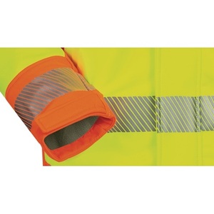 <b>High</b>-<b>Visibility</b> <b>Softshell</b> <b>Jacket</b> Rickmer Size L Yellow/Orange by ELYSEE - Product Image 3