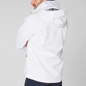 Veste de pluie imperméable unisexe pour l'extérieur Veste respirante et coupe-vent légère pour le voyage, la randonnée et l'usine OEM ODM avec logo personnalisé - Product Image 5
