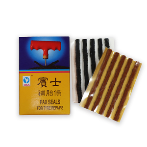 Le kit de bouchon de réparation de pneu de vente directe d'usine P5100 contient une bande d'étanchéité de pneu marron de 4 pouces et du ciment de caoutchouc 12c.c - Product Image 3