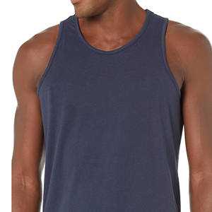 Camiseta sin mangas de punto de fibra de bambú de algodón personalizada de alta calidad para hombre, chaleco de gimnasio transpirable de secado rápido, estilo informal de verano para entrenamiento - Product Image 5