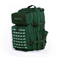 Nouveauté 2024 Sac à dos tactique national avec fermeture éclair, imperméable, respirant, couleur verte, grand compartiment, bandoulière, service OEM