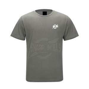 เสื้อยืดคอกลมสำหรับผู้ชายผ้าคอตตอน/ผ้าโพลีเอสเตอร์แห้งเร็วระบายอากาศได้ดีทำจากโรงงานที่มีน้ำหนักเบา - Product Image 1