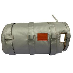 Chaqueta de aislamiento térmico de fibra de vidrio personalizada, cubierta de tubos de calefacción eléctrica reutilizable que ahorra energía - Product Image 4