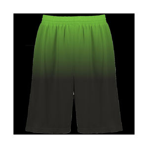 Short de sport élastique en maille avec logo personnalisé en gros pour hommes, jogging décontracté en polyester solide avec impression par sublimation - Product Image 1