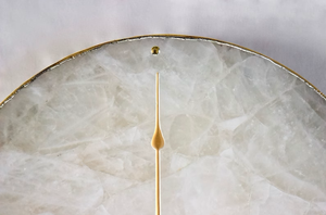 Luxury <b>Hot</b> Selling Polished Agate <b>Stone</b> Wall Clock for Home Hotel Restaurant Decoration Cheap Price - Product Image 2