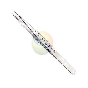 Pinces à cils volumineuses de qualité supérieure, logo personnalisé, acier inoxydable de haute précision, outil d'extension de cils, cils volumineux professionnels - Product Image 2