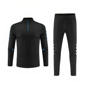 Navidad Año Nuevo Nuevas llegadas Secado rápido Transpirable Venta al por mayor Club Fútbol Chándales Invierno Sublimación Sólido Impreso - Product Image 3