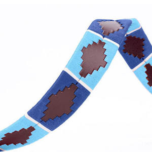 Ceinture Polo Unisexe Vintage Style Gaucho Faite Main en Cuir de Vachette Véritable avec Motif Uni et Boucle en Alliage - Product Image 3