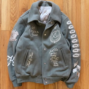 เสื้อแจ็คเก็ตวาร์ซิตี้ผู้ชายแบบลำลองสั่งทำพิเศษ คอตั้ง คุณภาพพรีเมียม  มีจำหน่ายหลายสี - Product Image 1