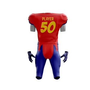 ชุดอเมริกันฟุตบอลแห้งเร็วชุดอเมริกันฟุตบอลแบบอเมริกันสวมใส่ง่ายสีและขนาดสั่งทำได้ - Product Image 3