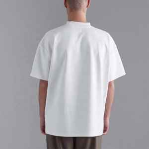 เสื้อยืดผู้ชายโอเวอร์ไซส์ผ้าคอตตอน100% แฟชั่นแนววินเทจเสื้อบ็อกซี่คอลไซส์ใหญ่พิเศษ - Product Image 5