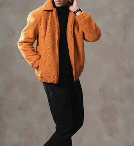 Ropa deportiva informal para hombre, chaleco de lana Sherpa ultrasuave con cremallera, transpirable, a prueba de viento, impermeable, tela de lana de Cachemira Vintage - Product Image 3