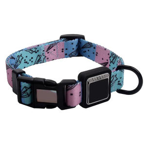 Luxury Custom <b>Dog</b> <b>Collar</b> Best Quality Polyester with Design Printed Pattern Rubber <b>Tag</b> & Feather Decoration - Product Image 6