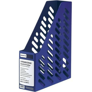 HAN Classic Blue Polystyrene Standing Letter Holder 7.5 X 31.5 X 24.5 cm for DIN <b>A4</b> and DIN C4 - Product Image 2