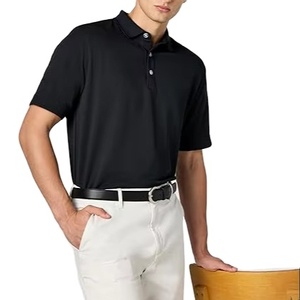 Camisa Polo de Golf de Manga Corta para Hombre, Personalizable, de Secado Rápido, de Algodón Sólido, con Botones al Frente, en Oferta - Product Image 1