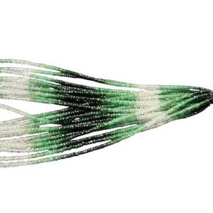 ลูกปัดทรงกลมสีเขียวมรกต3มม. สำหรับทำเครื่องประดับลูกปัดหลวม - Product Image 4