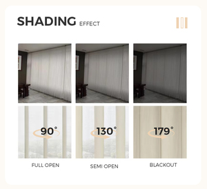 Cortinas Eléctricas y Manuales de Estilo Francés Dream Fantasy, Persianas Verticales Personalizables, Ventana Moderna <span class=keywords><strong>con</strong></span> Luz Ajustable - Product Image 6