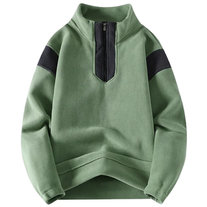 เสื้อสเวตเตอร์คอกลมย้อมสีย้อมสีสำหรับผู้ชาย - Product Image 3