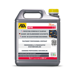FILA Surface Care Solutions MP90 Scellant pour carrelage en porcelaine, protecteur anti-taches, anti-graffiti, imperméabilisant sans film pour pierre naturelle et marbre 5L - Product Image 1