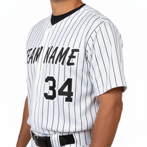 ชุดเบสบอลขายส่ง ไซส์ใหญ่ ผ้าโพลีเอสเตอร์ แห้งเร็ว ระบายอากาศได้ดี กางเกงยูนิฟอร์มคุณภาพสูง พิมพ์ลายแบบซับลิเมชั่น สำหรับทีมแบบกำหนดเอง - Product Image 6