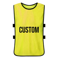 Gilet de sport Logo personnalisé Sports d'équipe Pinnies Maillots pour adultes Jeunes Bavoirs de football de basket-ball Maillots d'entraînement