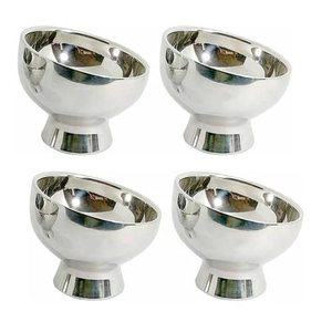 ถ้วยไอศกรีมสแตนเลสผนังสองชั้นอุปกรณ์รับประทานอาหารชามเสิร์ฟอาหารสำหรับบ้านห้องครัวร้านอาหารโต๊ะชามผลไม้ขนมหวาน - Product Image 2