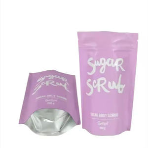 Custom <b>Zip</b> Mylar Lock Bag With logo Resealable <b>Pouch</b> Plastic Packaging Bag Aluminum Foil Stand up <b>Pouch</b> Powder Packaging Bags - Product Image 3