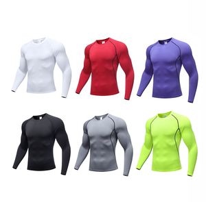 Fábrica de ropa deportiva personalizada para hombres-Camisa de compresión deportiva de calidad superior con tela elástica cómoda transpirable - Product Image 5