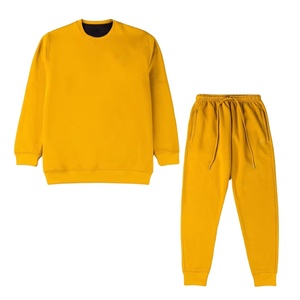 ชุดวอร์มลำลองแฟชั่น unisex ผ้าฟลีซเนื้อนุ่ม 2 ชิ้น เสื้อสเวตเชิ้ตและกางเกงจ็อกเกอร์ สำหรับฤดูใบไม้ร่วงและฤดูหนาว กระเป๋าหนา ลายพิมพ์ ผ้าฝ้าย 100% - Product Image 3