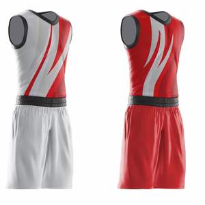 Ensemble d'uniformes de basketball personnalisés imprimés réversibles de qualité supérieure, sans manches, séchage rapide, évacuation de l'humidité, vente en gros - Product Image 6